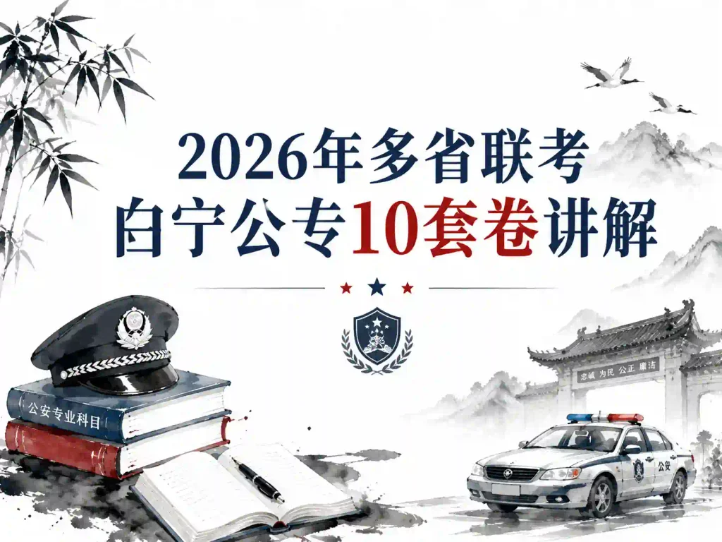 2026年多省联考白宁公专10套卷讲解