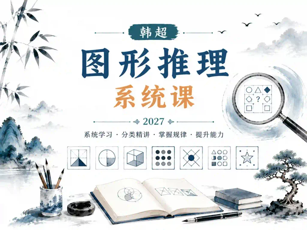 2027年公考韩超图形推理系统课