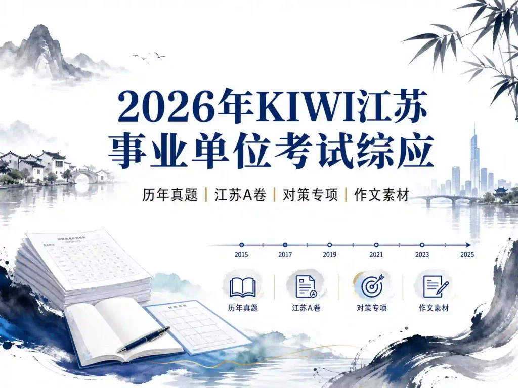 2026年kiwi江苏事业单位考试综应