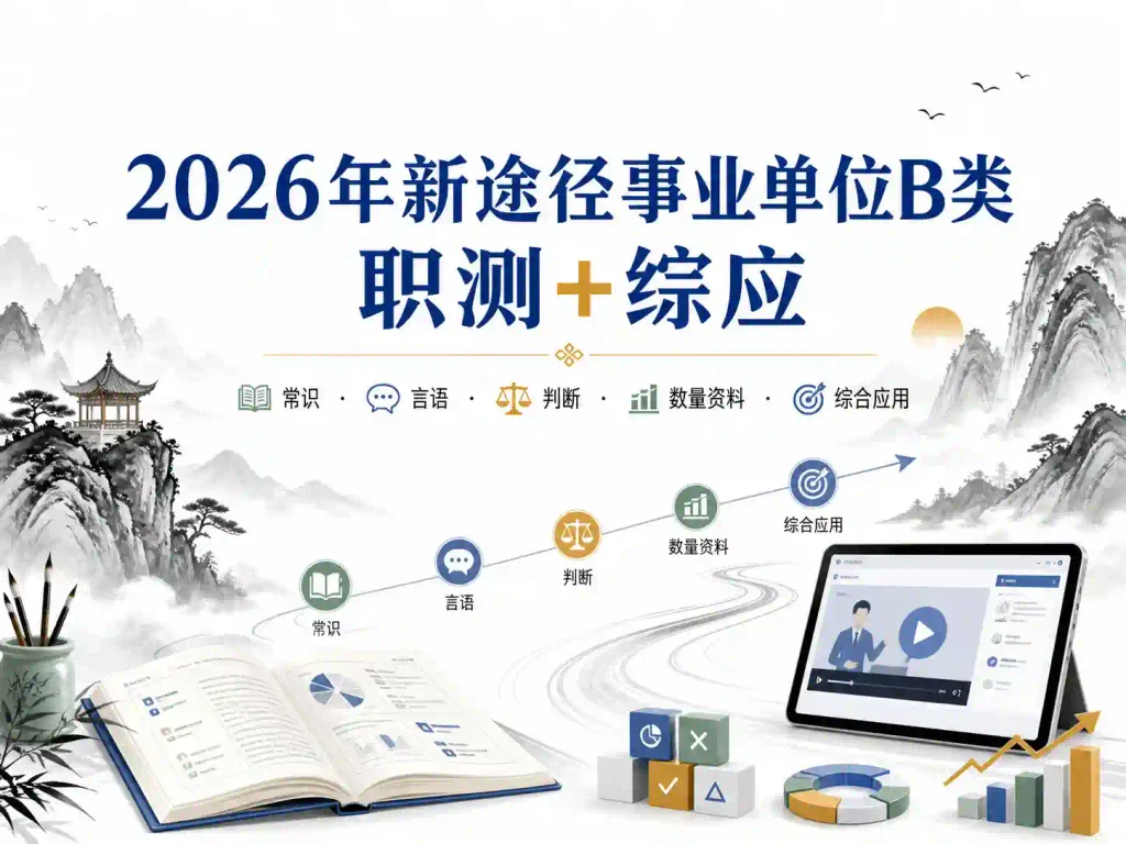2026年新途径事业单位B类职测+综应