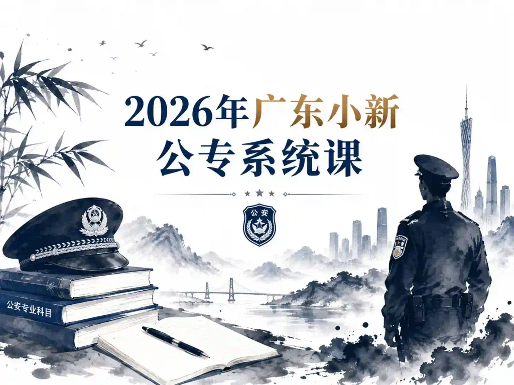 2026年广东小新公专系统课