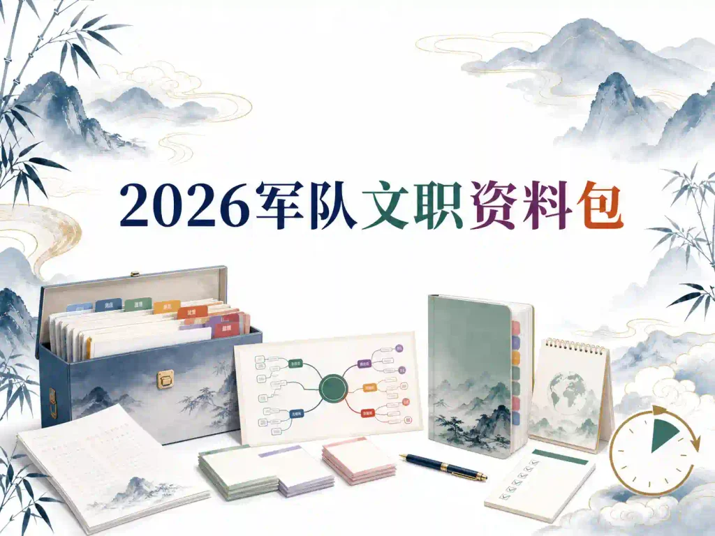 2026军队文职资料包