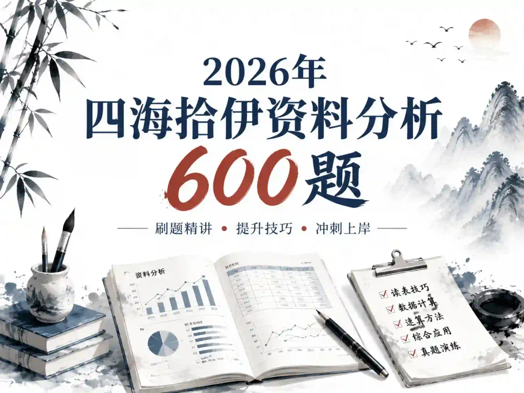 2026年四海拾伊资料分析600题