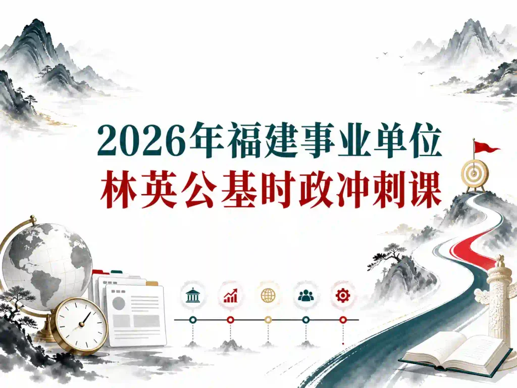 2026年福建事业单位林英公基时政冲刺课