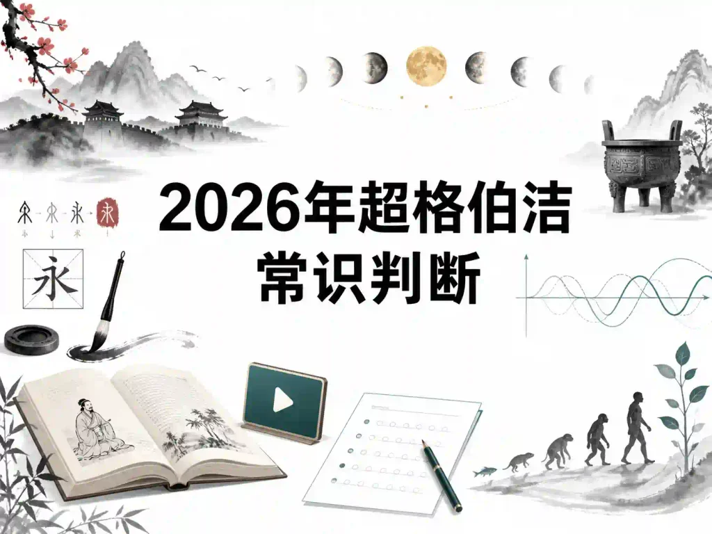 2026年超格伯洁常识判断