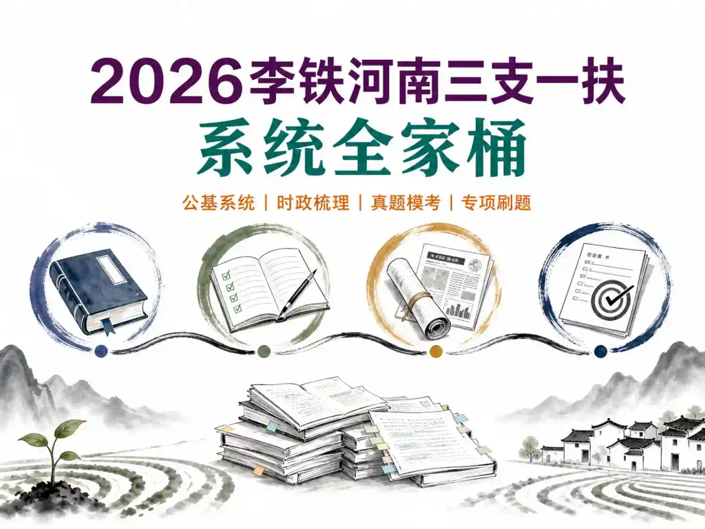 2026年李铁河南三支一扶全家桶