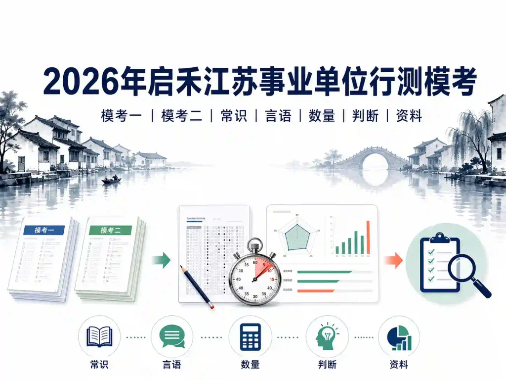 2026年启禾江苏事业单位行测模考