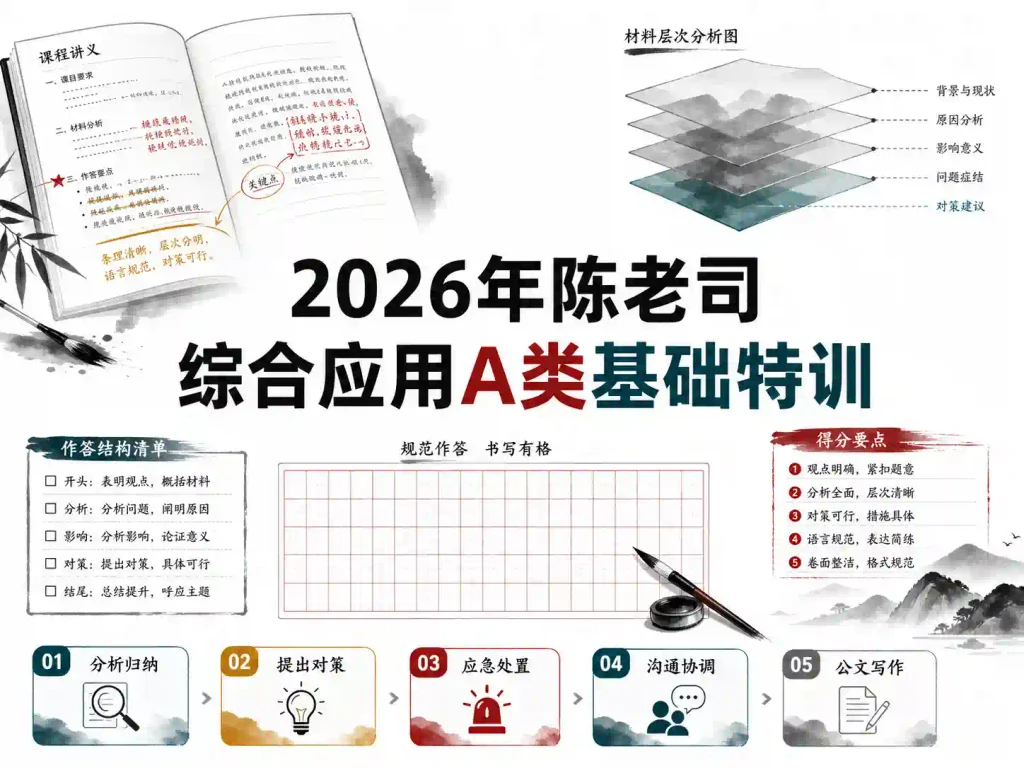 2026年陈老司综合应用A类基础特训