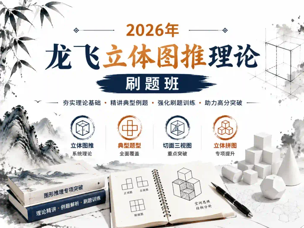 2026年龙飞立体图推理论刷题班