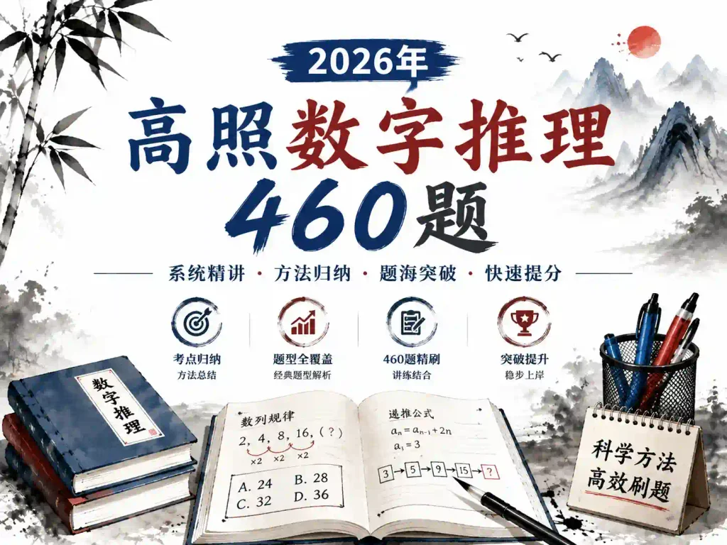 2026年高照数字推理460题