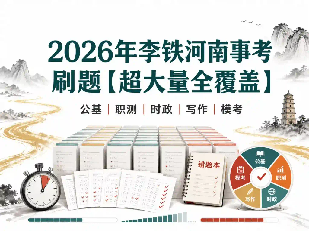 2026年李铁河南事考刷题【超大量全覆盖】