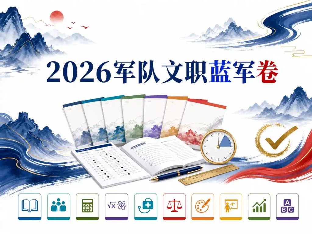2026军队文职蓝军卷-电子资料