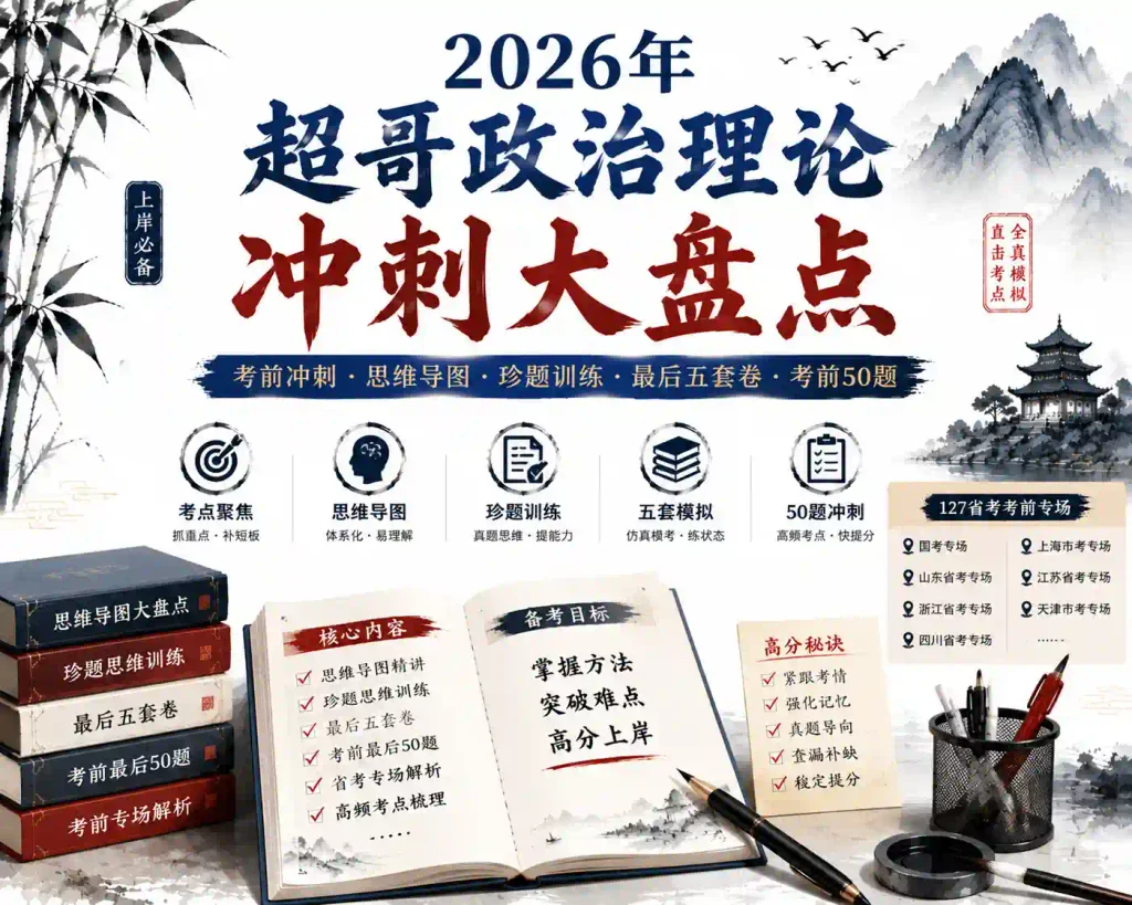 2026年超哥政治理论冲刺大盘点