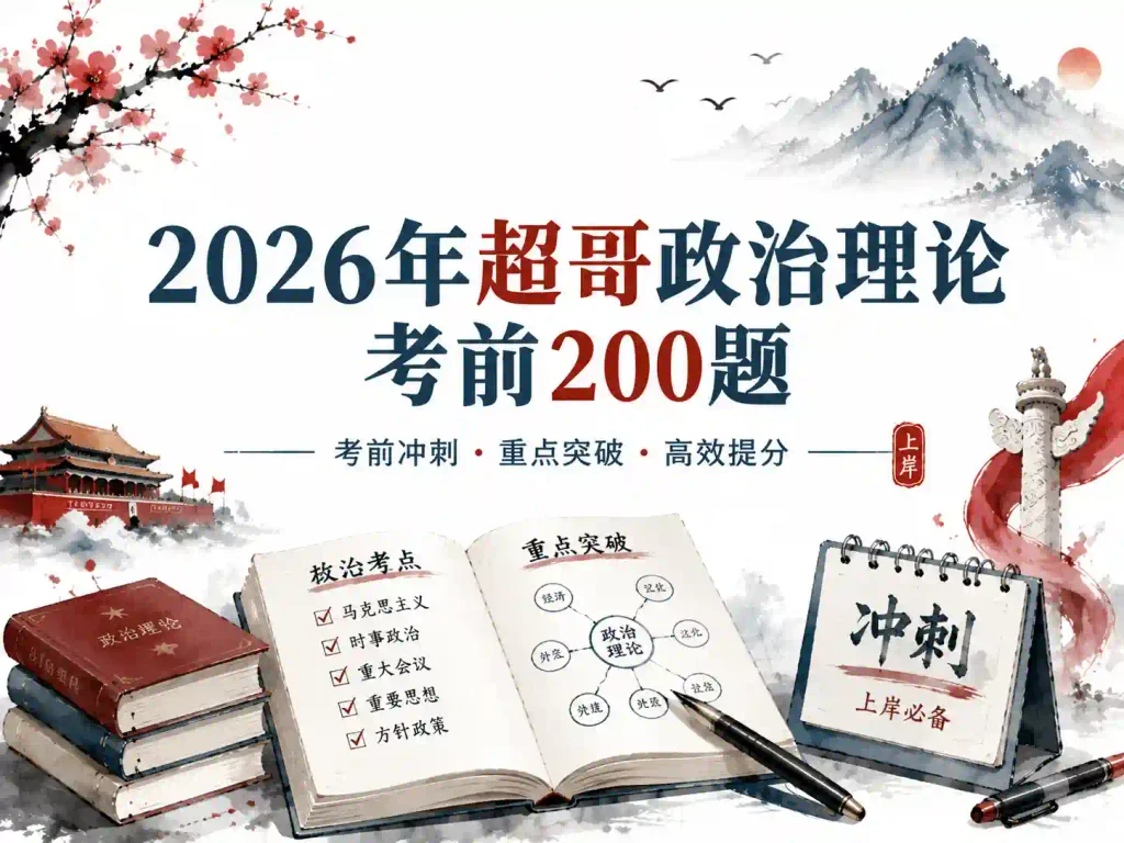 2026年超哥政治理论考前200题