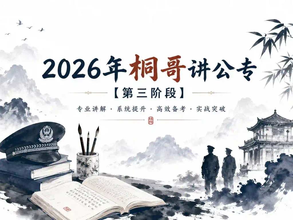 2026年桐哥讲公专-【第三阶段】