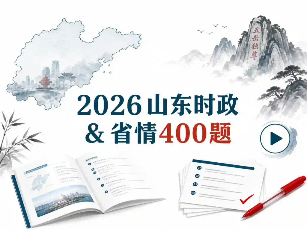 2026山东时政&省情400题