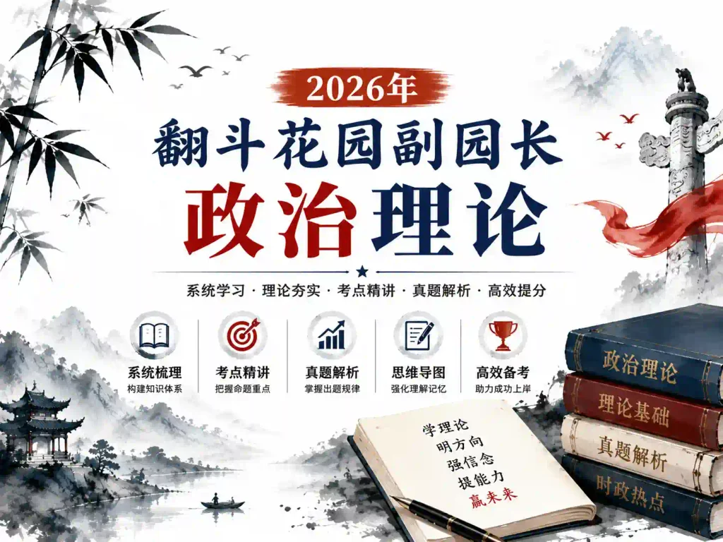 2026年翻斗花园副园长政治理论