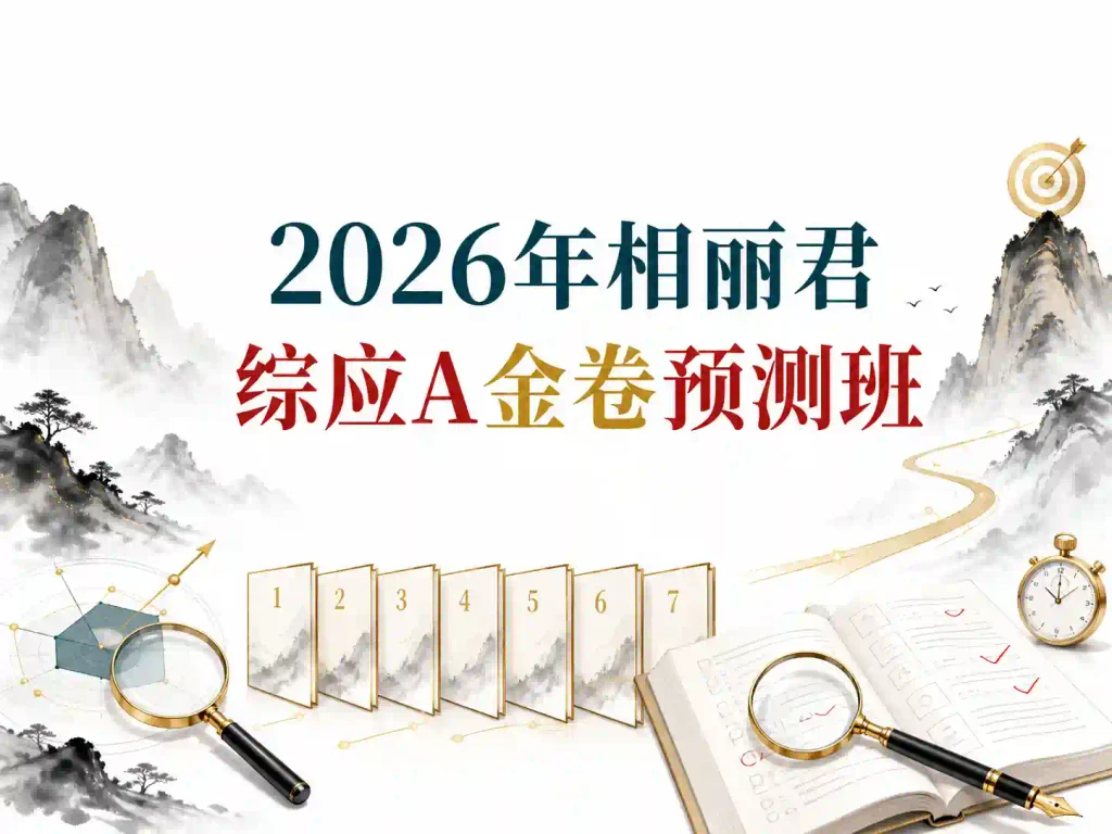 2026年相丽君综应A金卷预测班