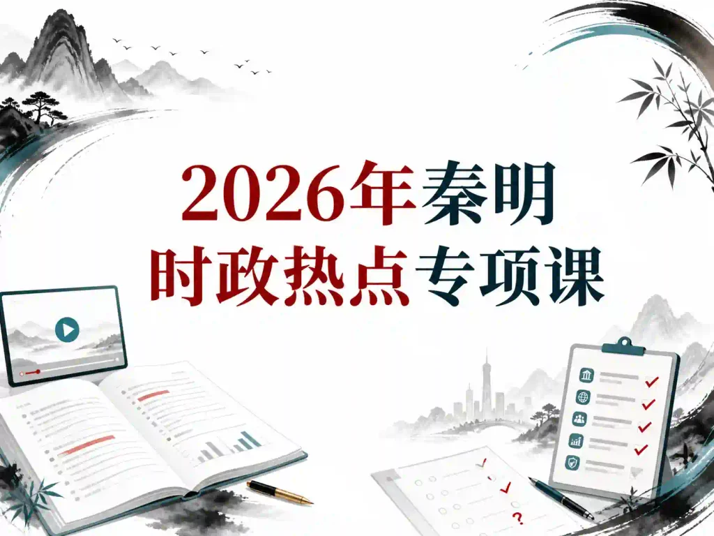 2026年秦明时政热点专项课