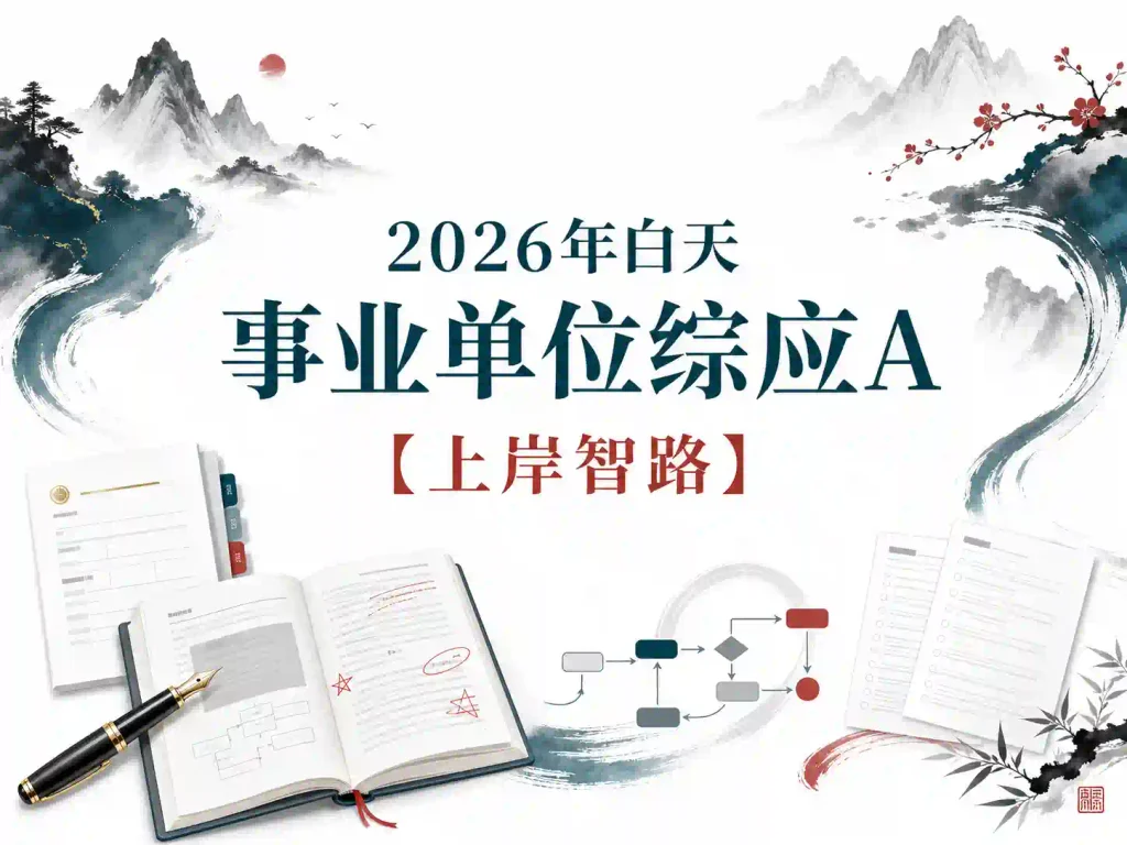 2026年白天事业单位综应A【上岸智路】