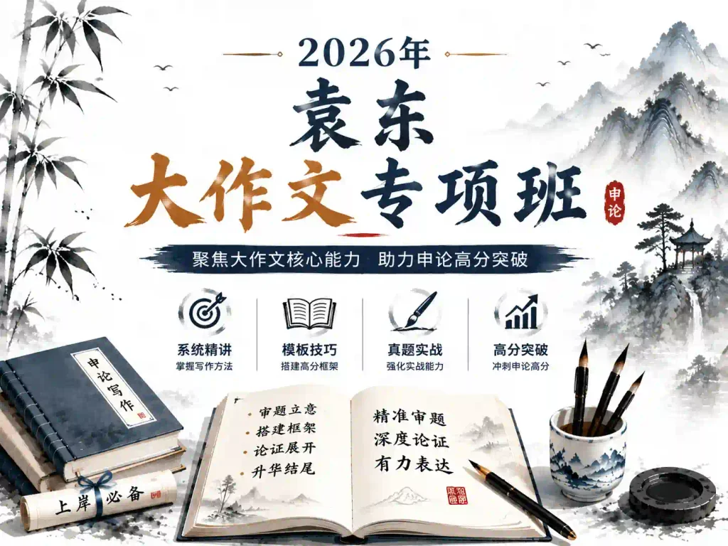 2026年袁东大作文专项班