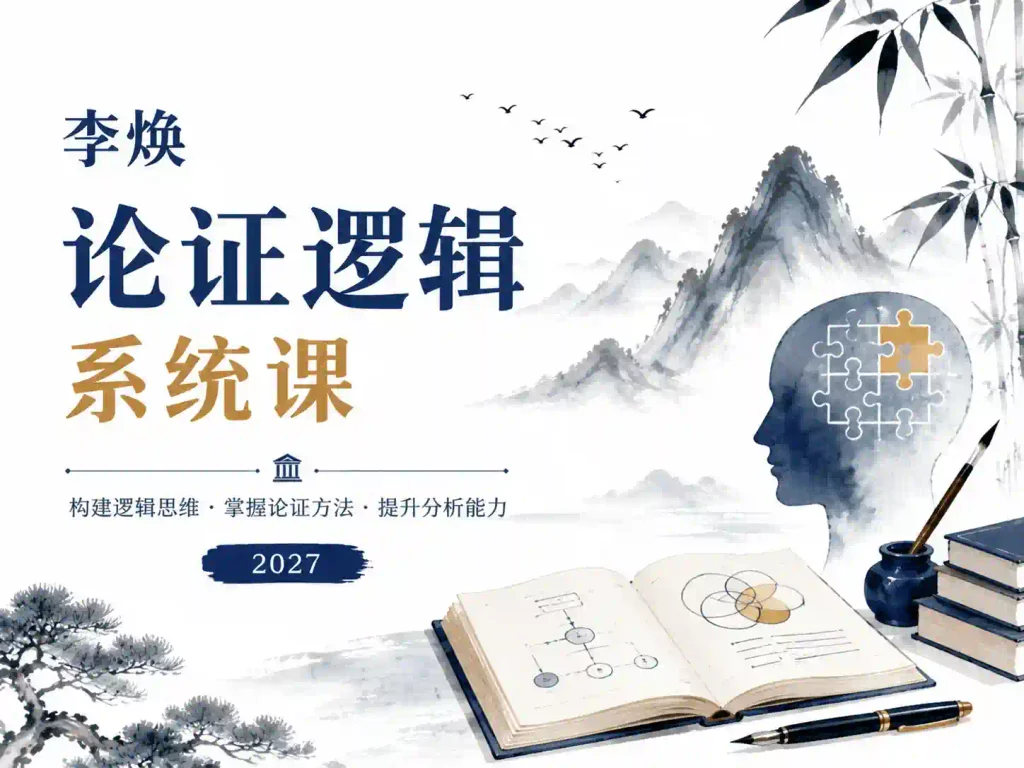 2027年公考李焕论证逻辑系统课