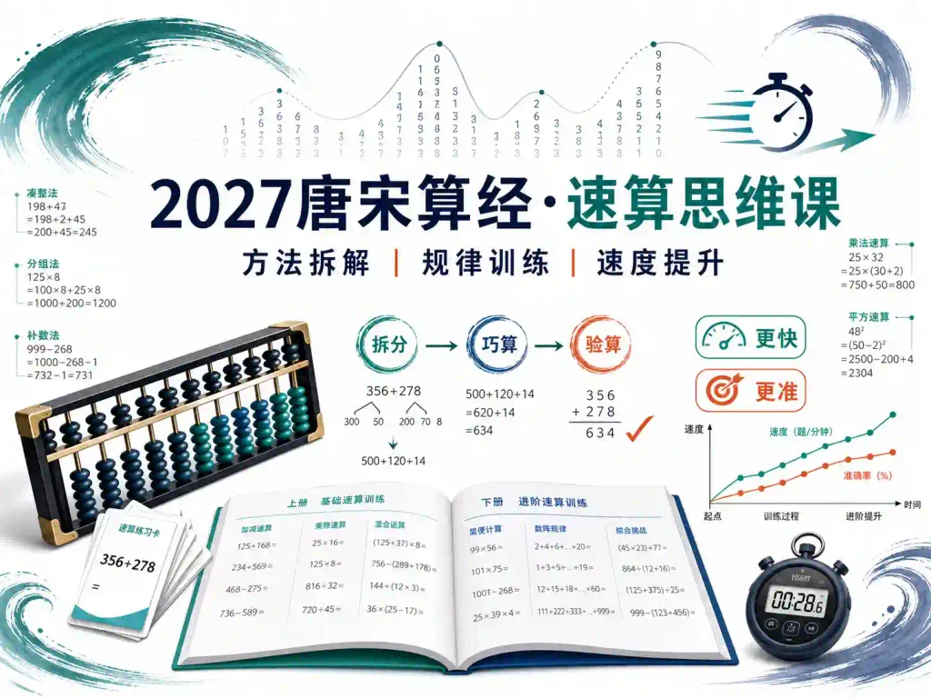2027唐宋算经速算思维课