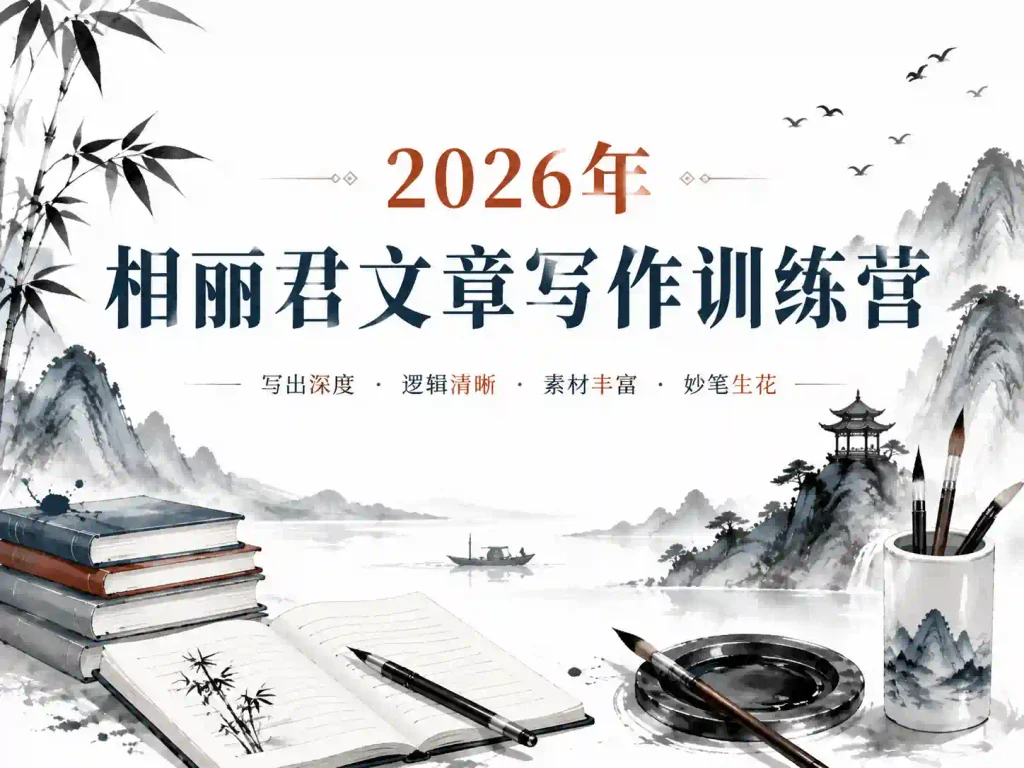 2026年相丽君文章写作训练营