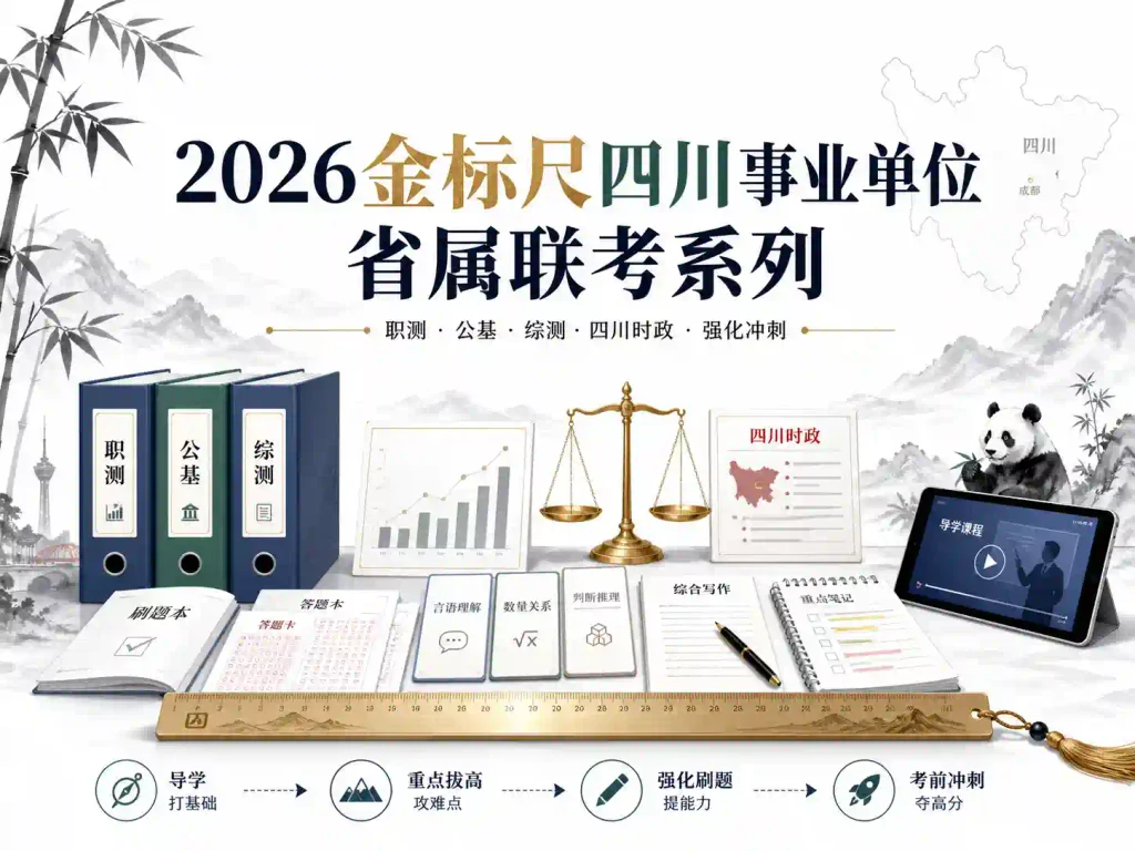 2026金标尺四川事业单位省属联考系列