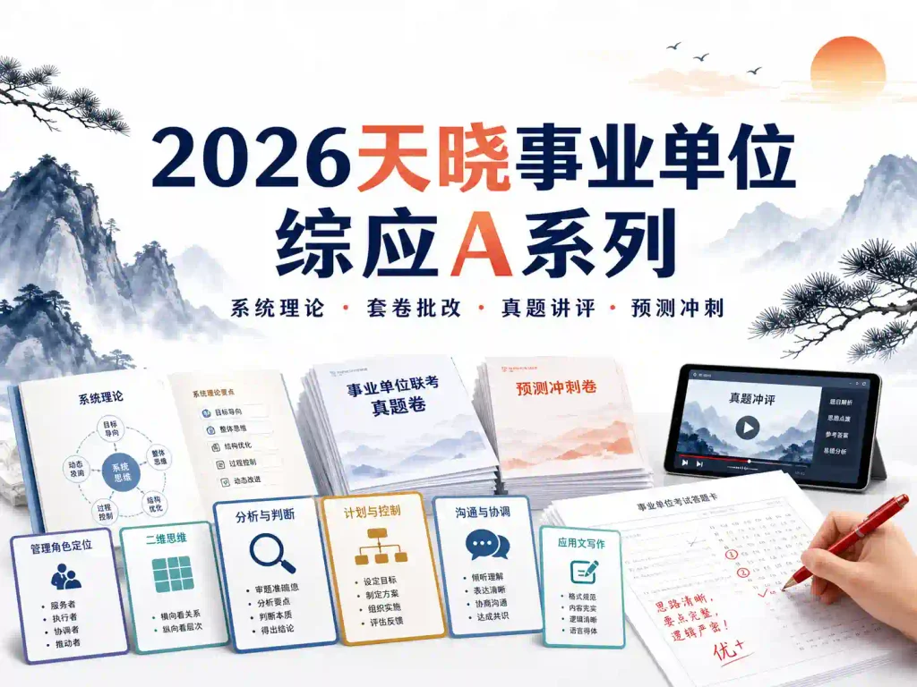2026天晓事业单位综应A系列