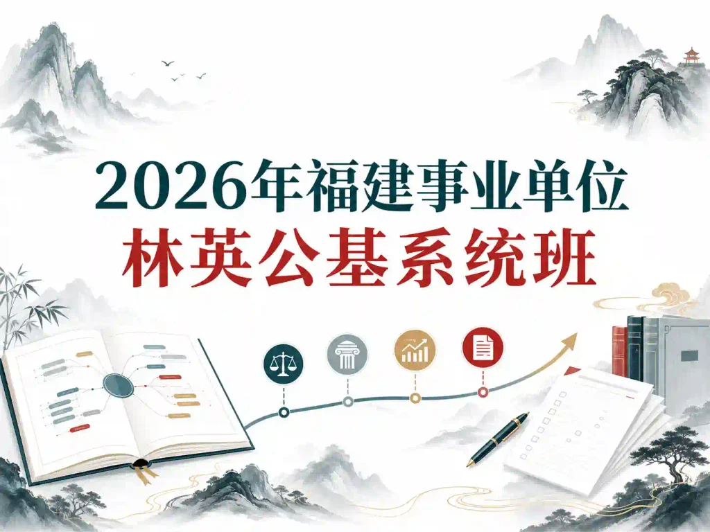 2026年福建事业单位林英公基系统班