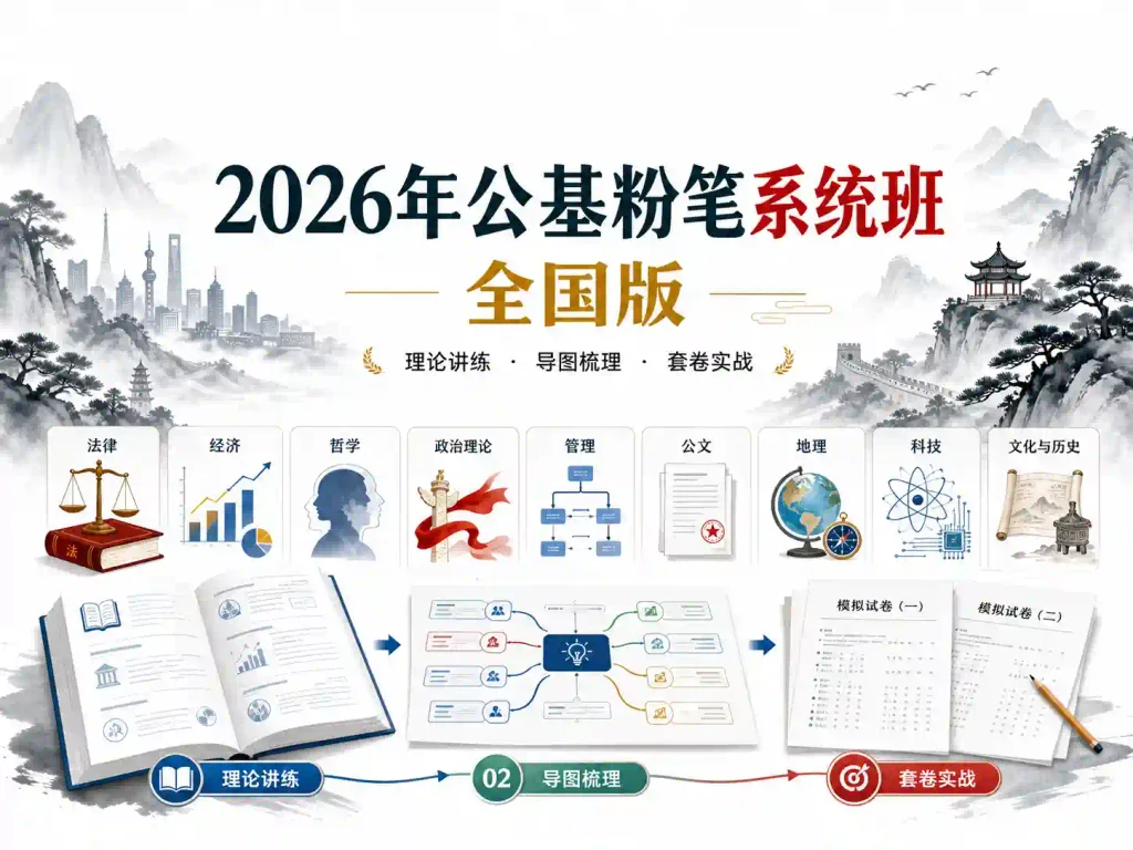 2026年公基粉笔系统班全国版