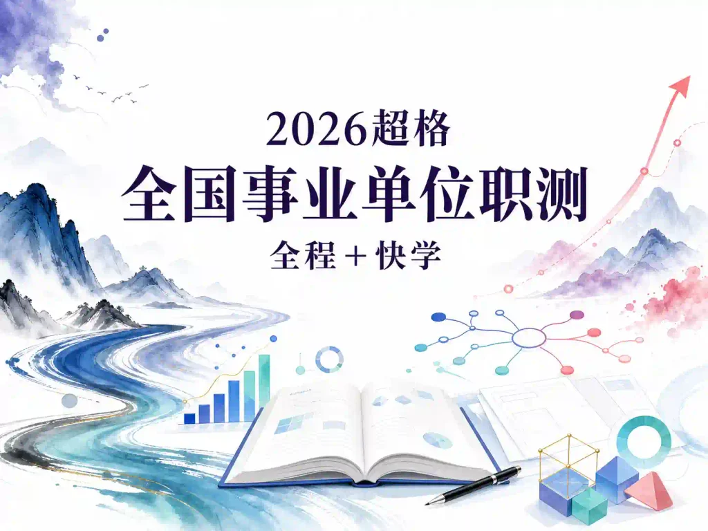 2026超格全国事业单位职测[全程+快学]