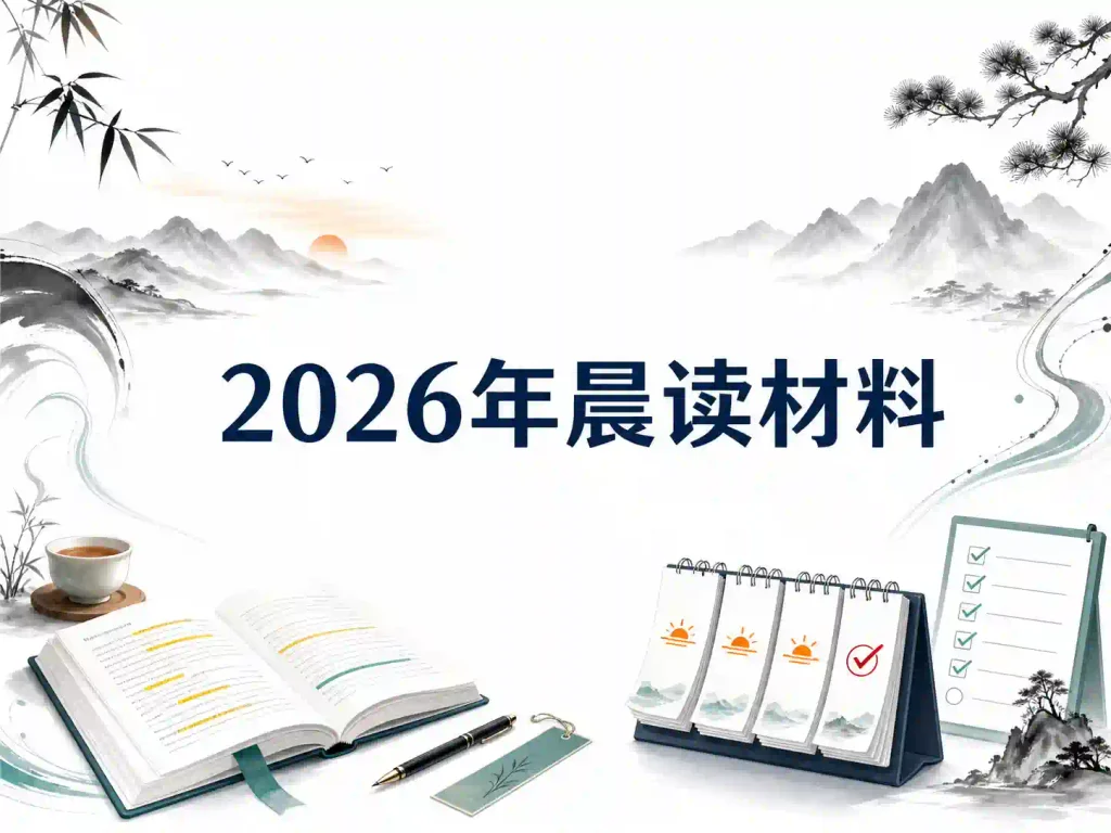 2026年粉笔晨读材料