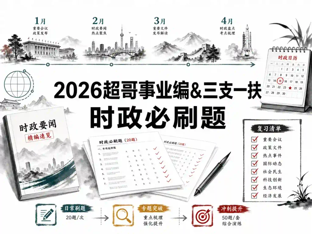 2026超哥事业编&三支一扶-时政必刷题