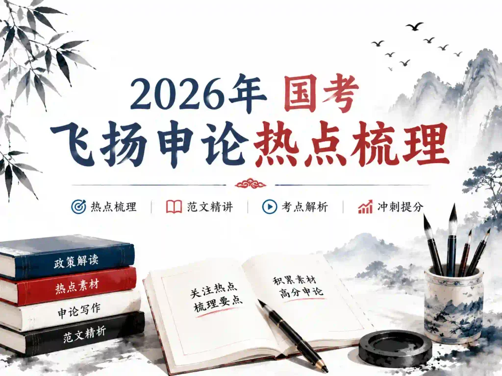 2026年国考飞扬申论热点梳理