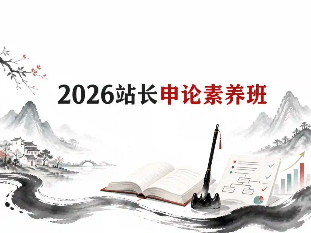 2026站长申论素养班