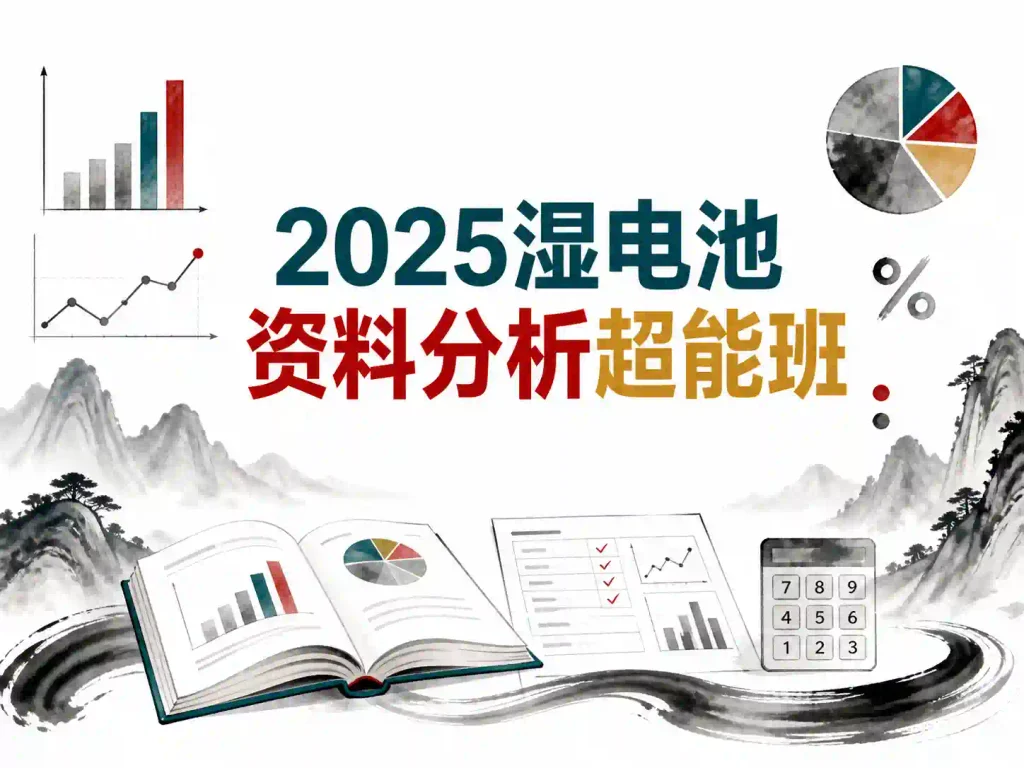 2025湿电池资料分析超能班