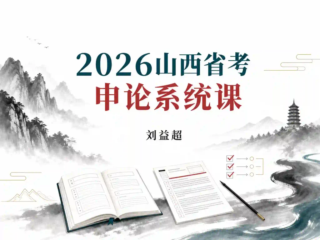 2026刘益超山西省考系统课