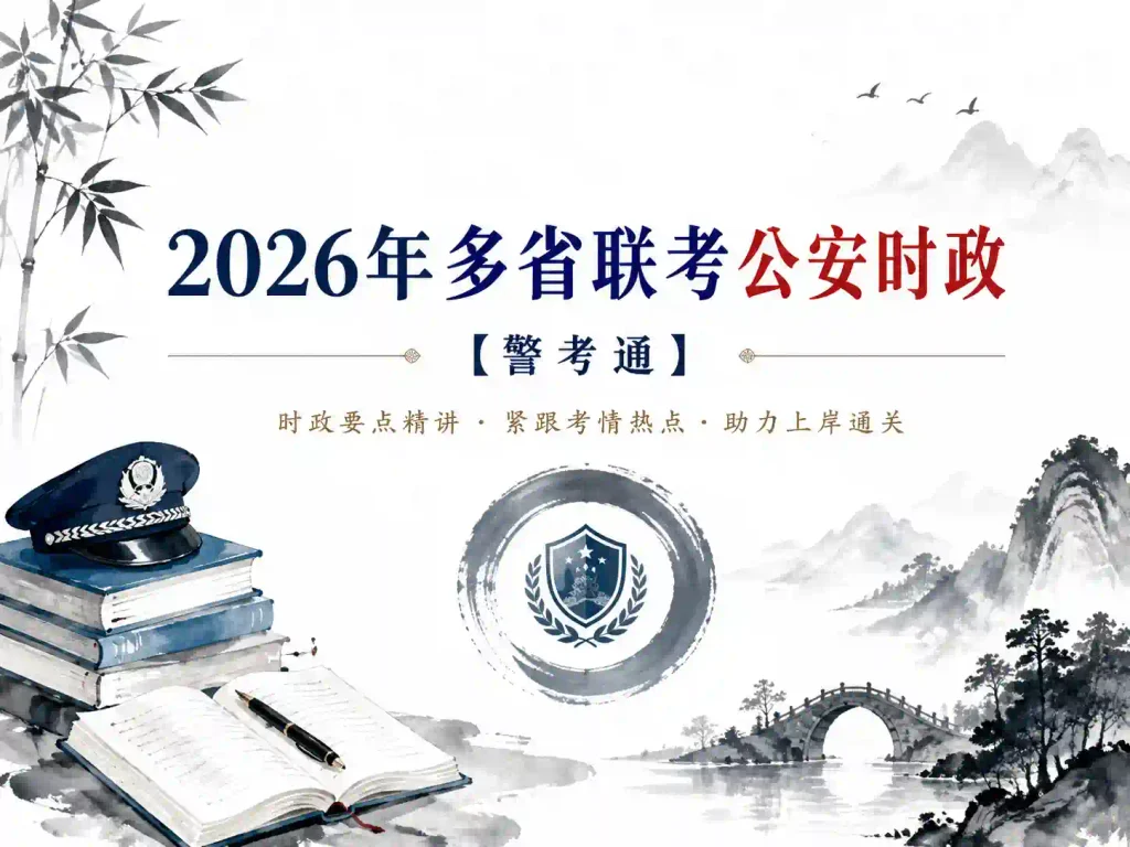 2026年多省联考公安时政【警考通】
