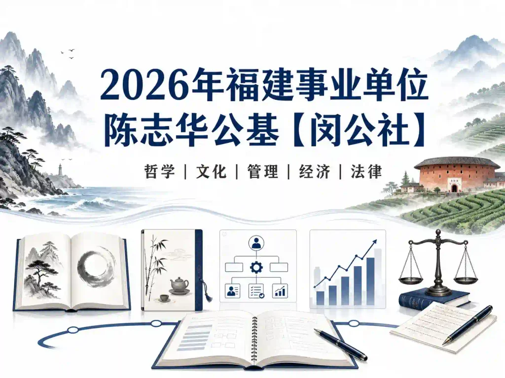 2026年福建事业单位陈志华公基【闵公社】