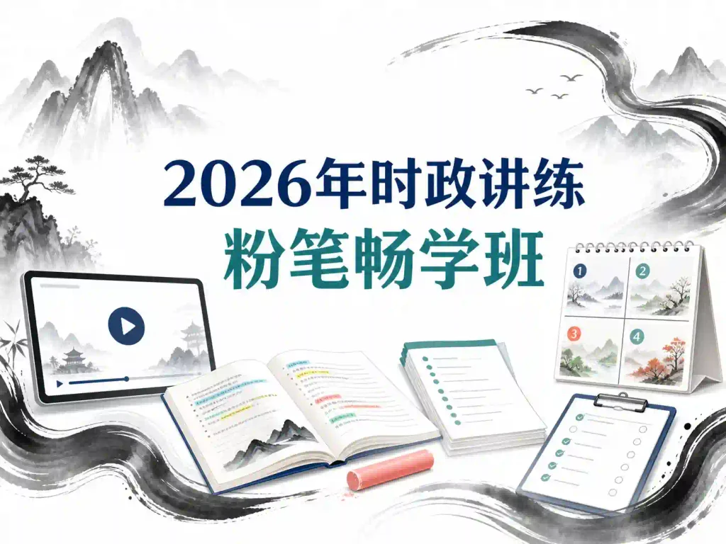 2026年时政讲练粉笔畅学班