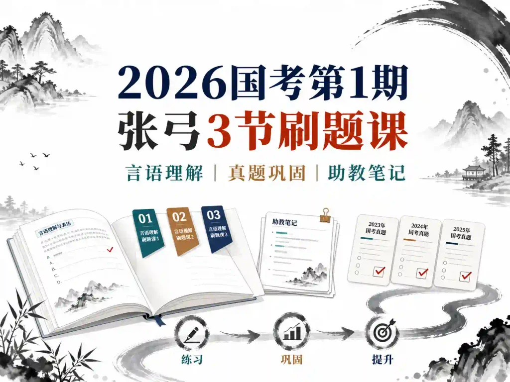 2026粉笔张弓国考行政执法23-25