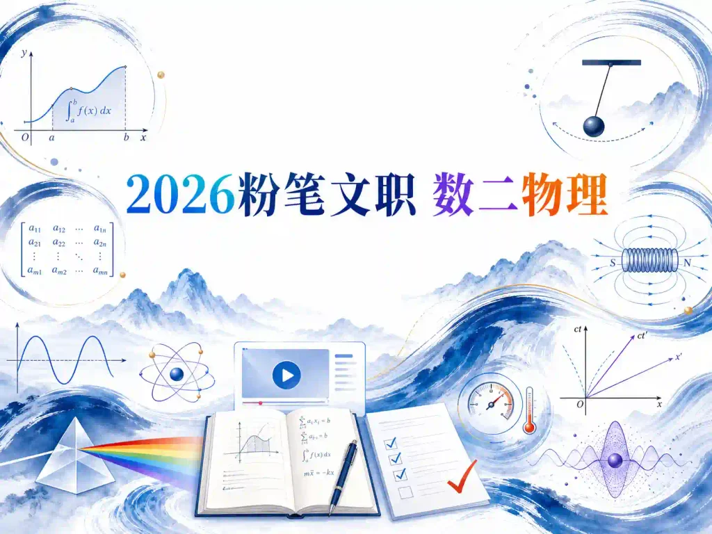 2026粉笔文职【数2物理】