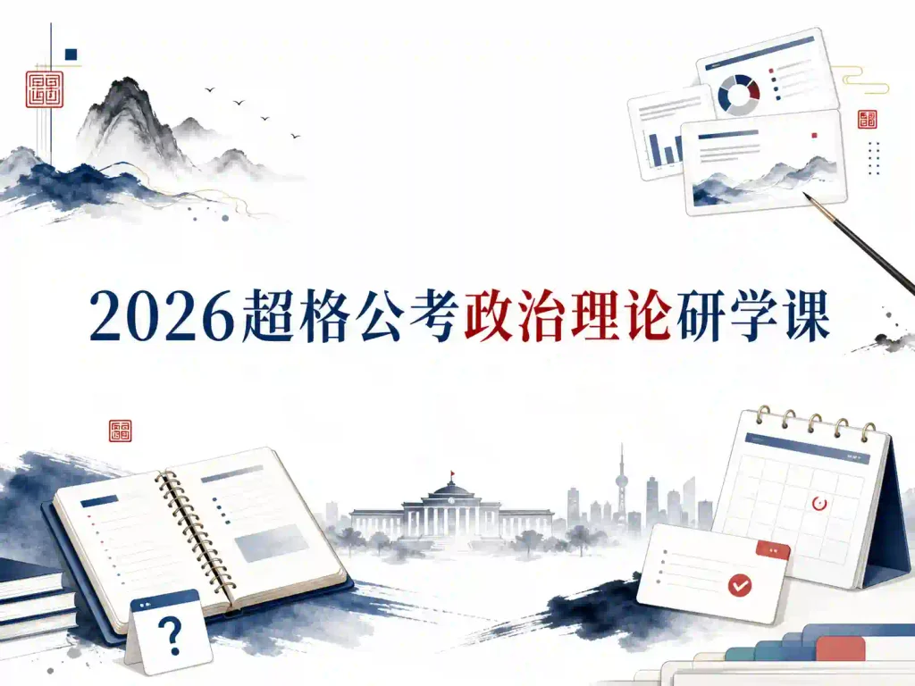 2026超格公考政治理论研学课