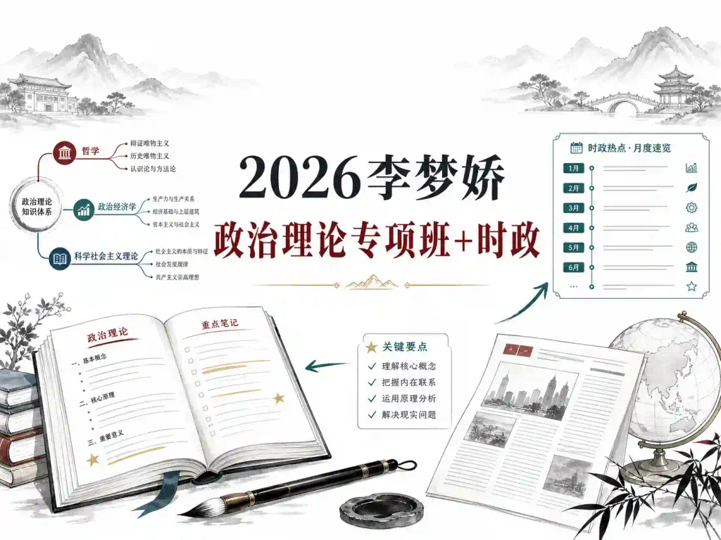 2026李梦娇政治理论专项班+时政