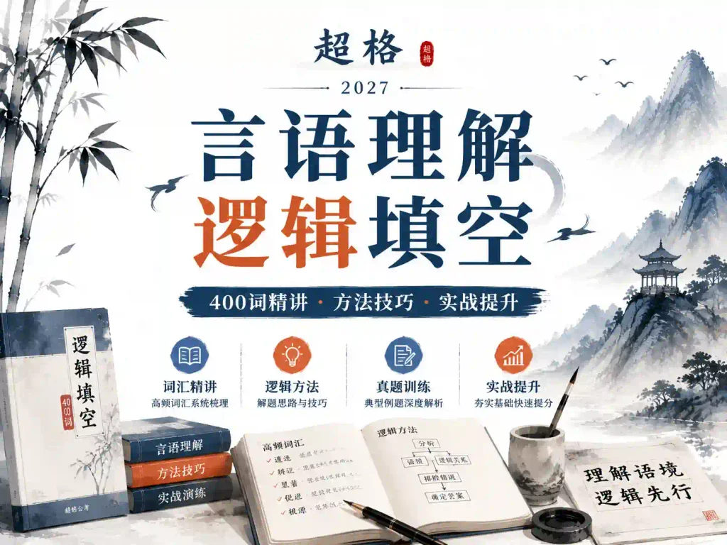 2027超格言语理解逻辑填空400词
