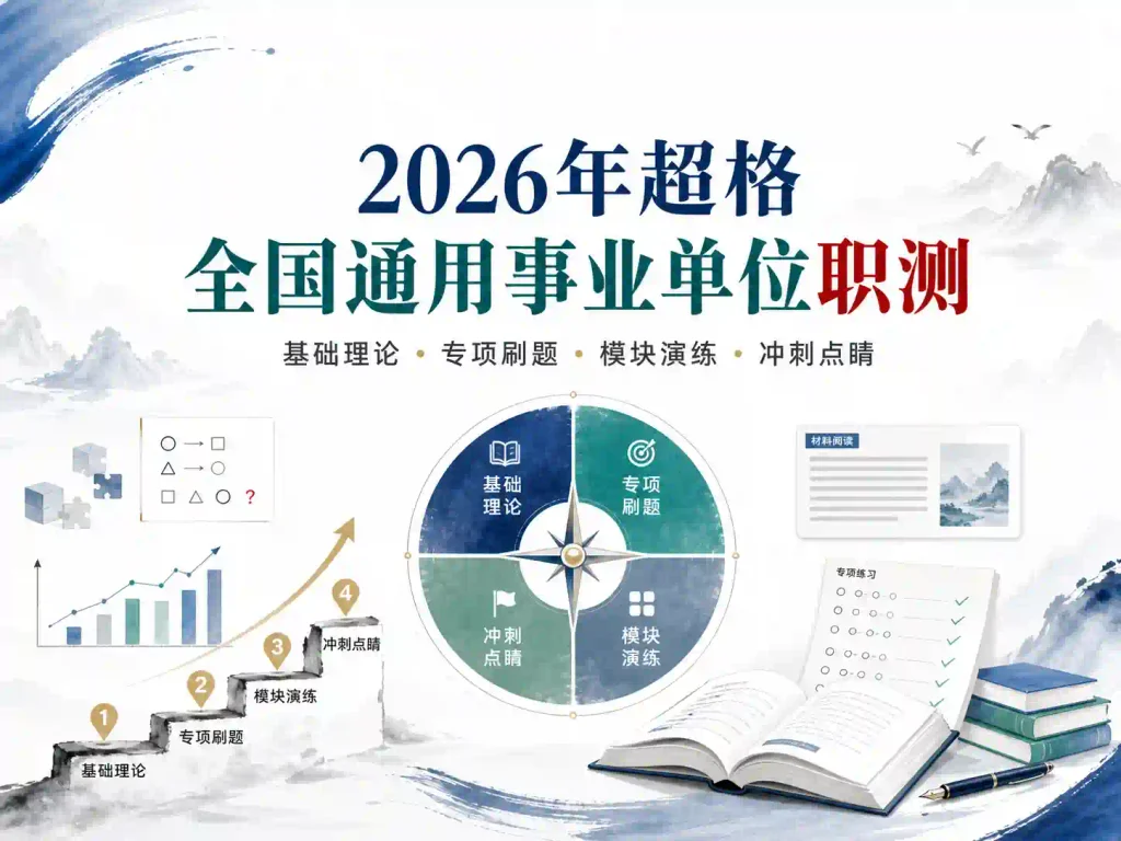 2026年超格全国通用事业单位职测
