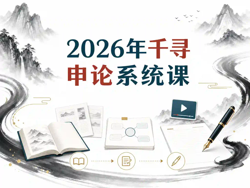 2026年千寻申论系统课