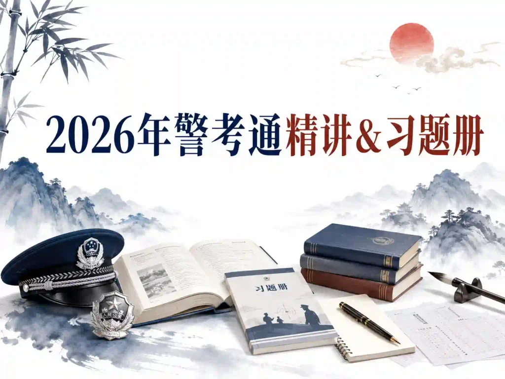2026年警考通精讲&习题册